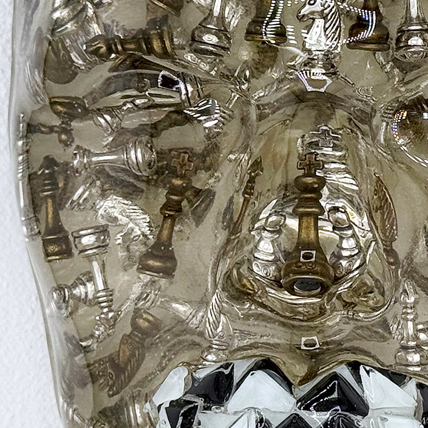 The Strategist | Contemporary Epoxy Resin Sculpture - Couture Underground, LLC