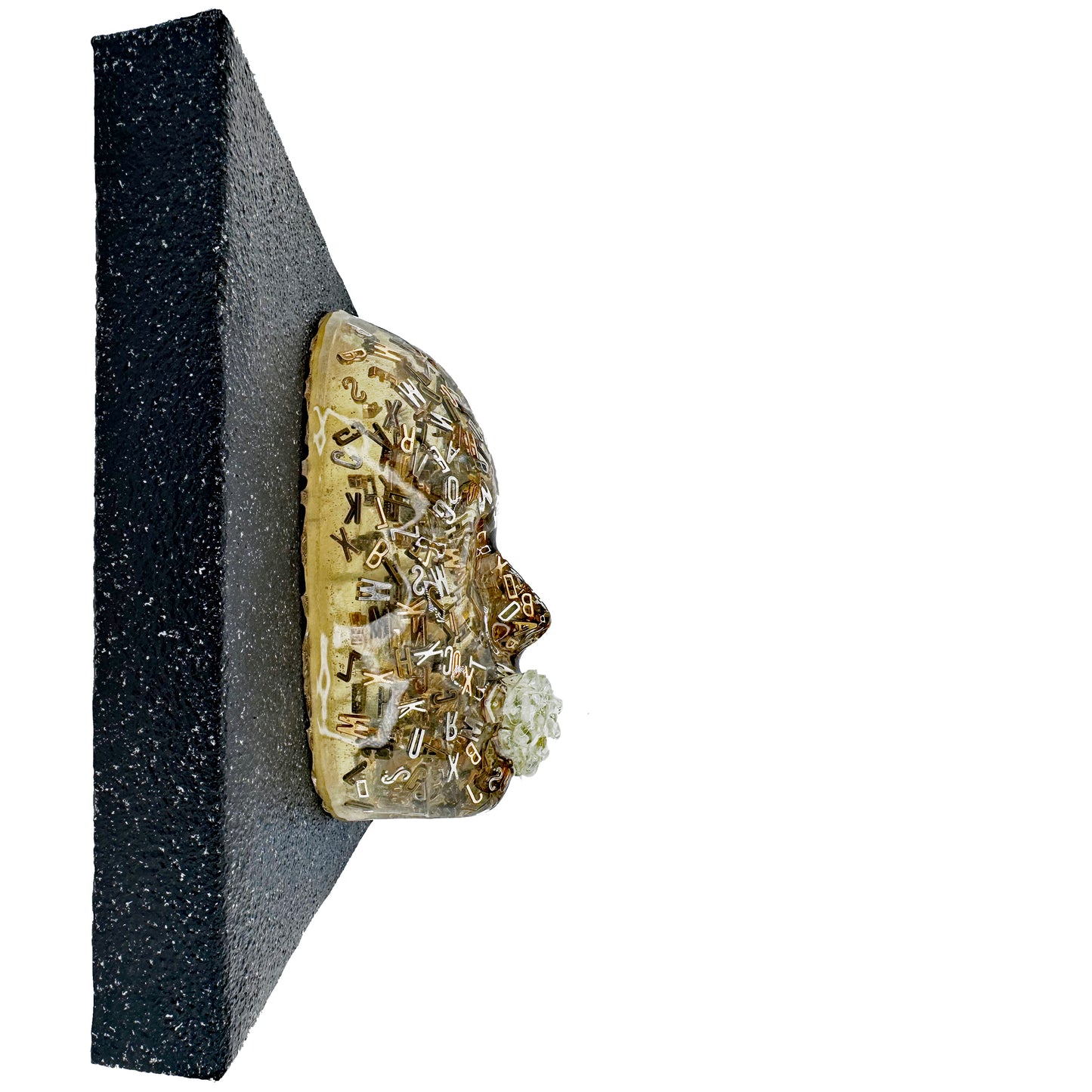 The Wordsmith | Contemporary Epoxy Resin Sculpture - Couture Underground, LLC