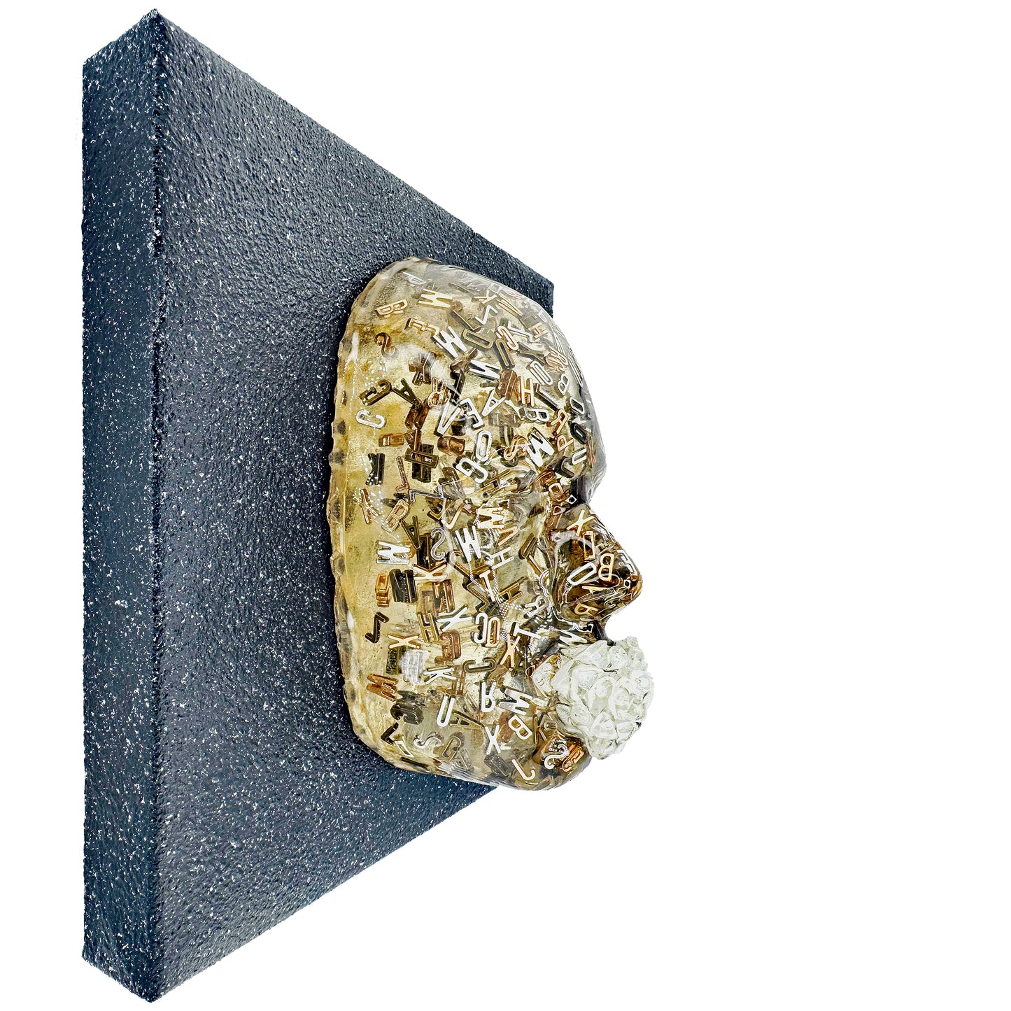 The Wordsmith | Contemporary Epoxy Resin Sculpture - Couture Underground, LLC