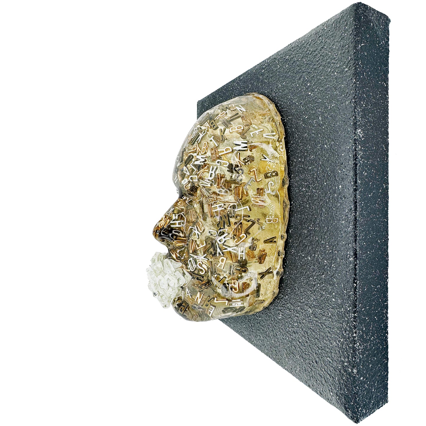 The Wordsmith | Contemporary Epoxy Resin Sculpture - Couture Underground, LLC