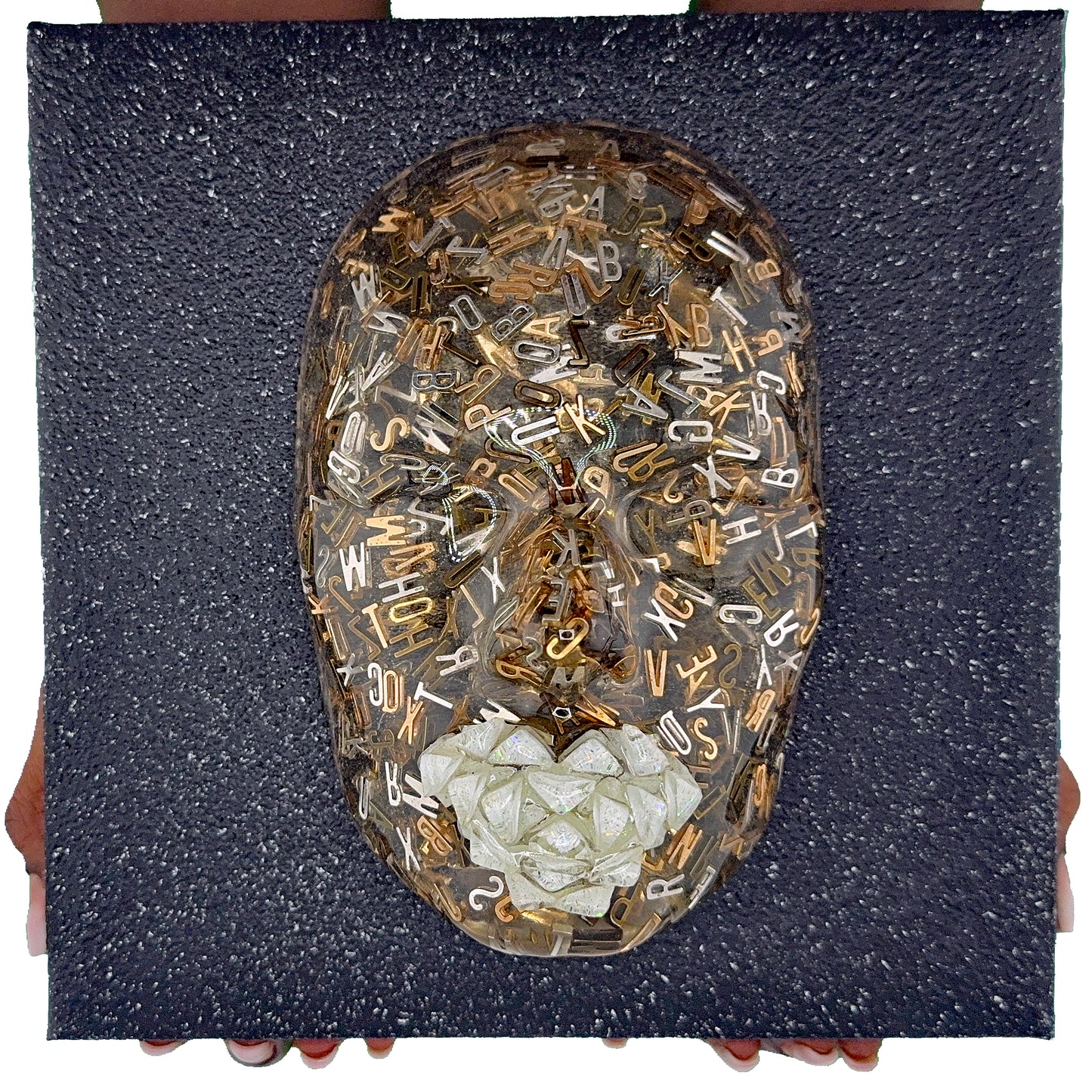The Wordsmith | Contemporary Epoxy Resin Sculpture - Couture Underground, LLC